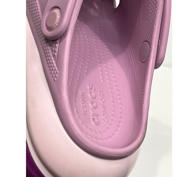 Crocs Women’s Purple Mega Crush Clogs / Size-M5, W7 - Picture 10 of 16